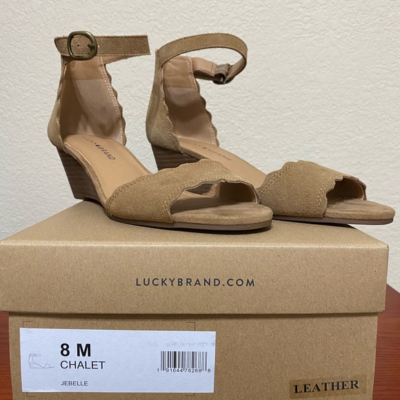 Lucky Brand Shoes - Lucky Brand Ladies Wedge Leather Suede Sandal